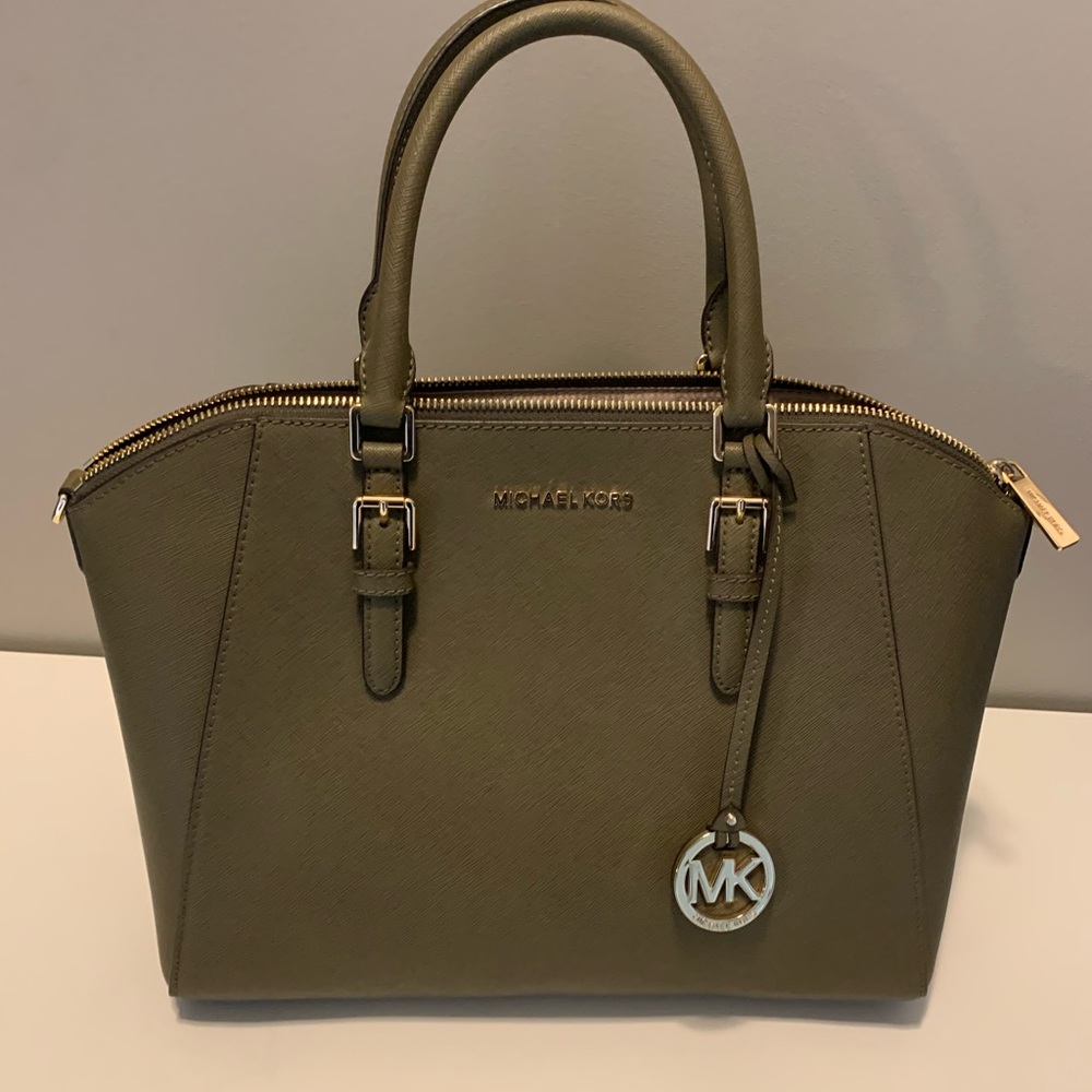 Olive green Michael Kors purse
